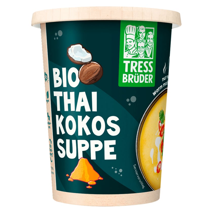 Tress Brüder Bio Thai Kokos Suppe 450ml